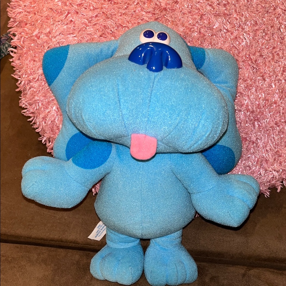 Tyco vintage Blues Clues Plush Toy Blue